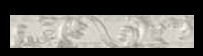 0118162/0 FASCIA FOGLIA WHITE - ОТДЕЛОЧНЫЕ МАТЕРИАЛЫ - КАМЕННЫЕ ИЗДЕЛИЯ - Бордюр - «Пайл» — твой интернет магазин