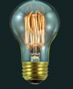 E27 Edison лампа -  A19-9（pointed cone） ,  Ancient ,  СТЕКЛО  ,  Ватт  : pile.ru