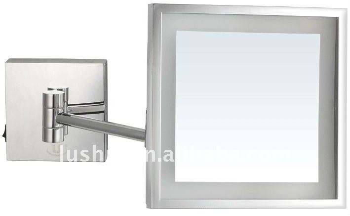 LSE1-WL-косметическое зеркало с подсветкой размер 210*210 мм