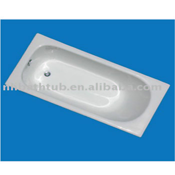 STEEL BATHTUB 1700X700X390+steel feet+plastic pipe(with antislip)