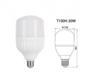 E27 Светодилдная лампа типа кукуруза -  SDM-T100H-30W-4000K ,  SDM ,  Алюминий Термопластик  , 30 Ватт  : Pile.ru