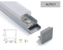 Профиль для светодиодной ленты -  ALP011  SDM ,  Алюминий   , IP  20   : Pile.ru  ,   Пайл - твой интернет магазин