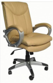 Кресло рабочее - 99312B , GYM ,  кожа /металл  ,   стиль