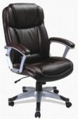 Кресло рабочее - 99186A , GYM ,  кожа /металл  ,   стиль