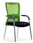 Кресло для переговоров - DU-004CT , TANDEL ,  ТКАНЬ/МЕТАЛЛ  ,   стиль
