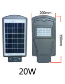Светильник уличный на солнечных батареях -  SDM-H-SOL20W  SDM ,  Пластик  ,   стиль , 20 Ватт , IP  65   : Pile.ru  ,  Пайл - твой интернет магазин