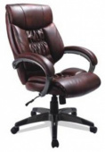 Кресло рабочее - 99222A , GYM ,  кожа /металл  ,   стиль