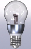 E27 Cветодиодная лампа -   LED global ,  YunSun ,  АЛЮМИНИЙ + СТЕКЛО  ,  Ватт  : pile.ru