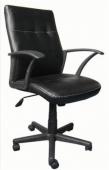Кресло рабочее - 99306B , GYM ,  кожа /металл  ,   стиль