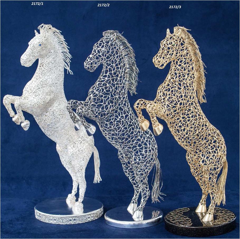 ref. 2172/2 Horse in silver plated