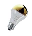 E 27 Лампа накаливания -  DECOR A SILVER 100W ,  OSRAM ,  СТЕКЛО  ,  Ватт  : pile.ru
