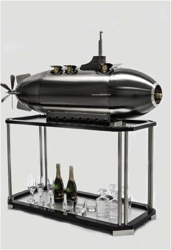 ref. 5000 Bar Submarine with table