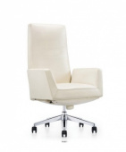 Кресло для руководителя - A1505-1 , TANDEL ,  МЕТАЛЛ+КОЖЗАМ  ,   стиль