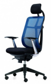 Кресло для руководителя - DU-003HP , TANDEL ,  ТКАНЬ/МЕТАЛЛ  ,   стиль