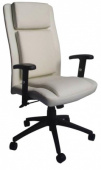 Кресло рабочее - 99325A , GYM ,  кожа /металл  ,   стиль