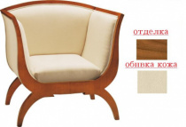 Кресло - 3873 F40 A114016S , MORELATO ,  Дерево/кожа  , Ардеко  стиль