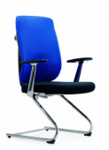 Кресло для переговоров - DU-002CD+P/ITALY LEATHER , TANDEL ,  К  ,   стиль