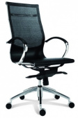 Кресло для руководителя - DU-346HB , TANDEL ,  ТКАНЬ/МЕТАЛЛ  ,   стиль