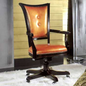 Кресло для руководителя - Articolo-1012 , STILOFFICE ,  Дерево/кожа  ,   стиль