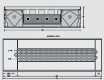 WSK 410-140-1750 Part №114782 System convector, length=1750mm - ИНЖИНИРИНГОВОЕ ОБОРУДОВАНИЕ - ОТОПИТЕЛЬНОЕ ОБОРУДОВАНИЕ - Конвектор напольный  «Пайл» —твой интернет магазин