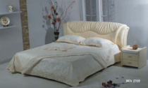 Кровать - 2709 , City Golden Furniture ,  ДЕРЕВО+ТКАНЬ  ,   стиль