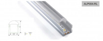 Профиль для светодиодной ленты -  ALP004-RL  SDM ,  Алюминий   , IP  20   : Pile.ru  ,   Пайл - твой интернет магазин